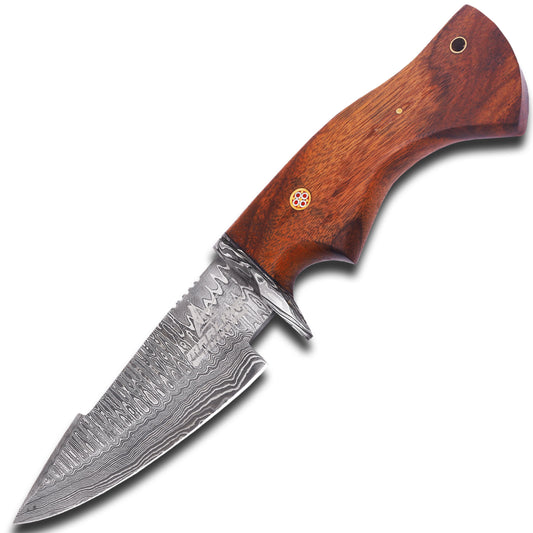 Damascus Knife | Handmade Damascus Steel | Hunting Knife | Gift for Dad