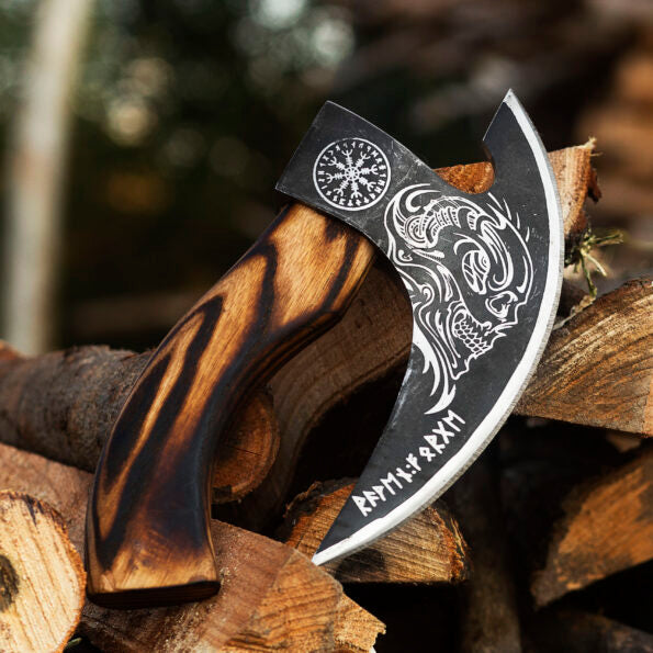 Handmade Viking Hatchet Pizza Cutters Under-$80