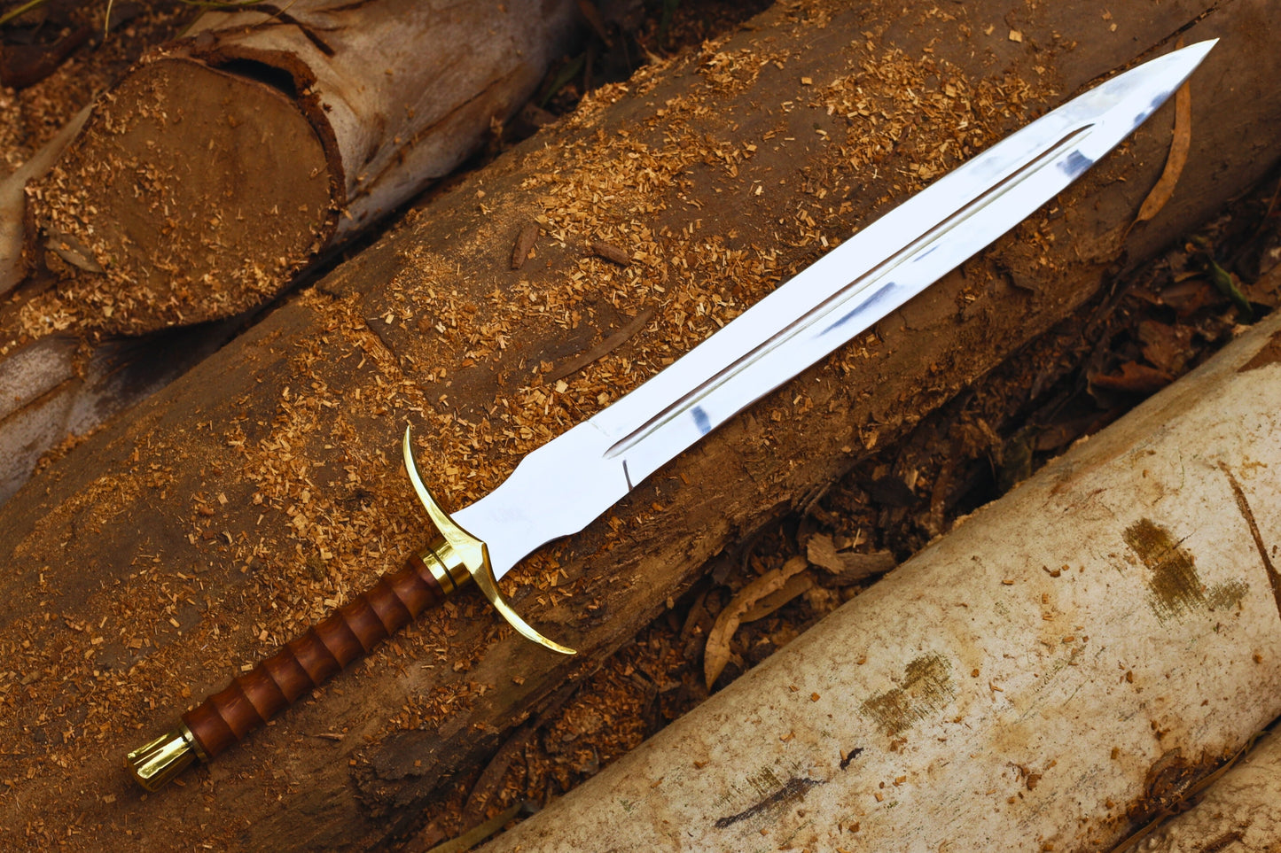 Espadas vikingas coleccionables Leaf Blade: la mejor réplica de espada corta medieval a la venta (precio). 