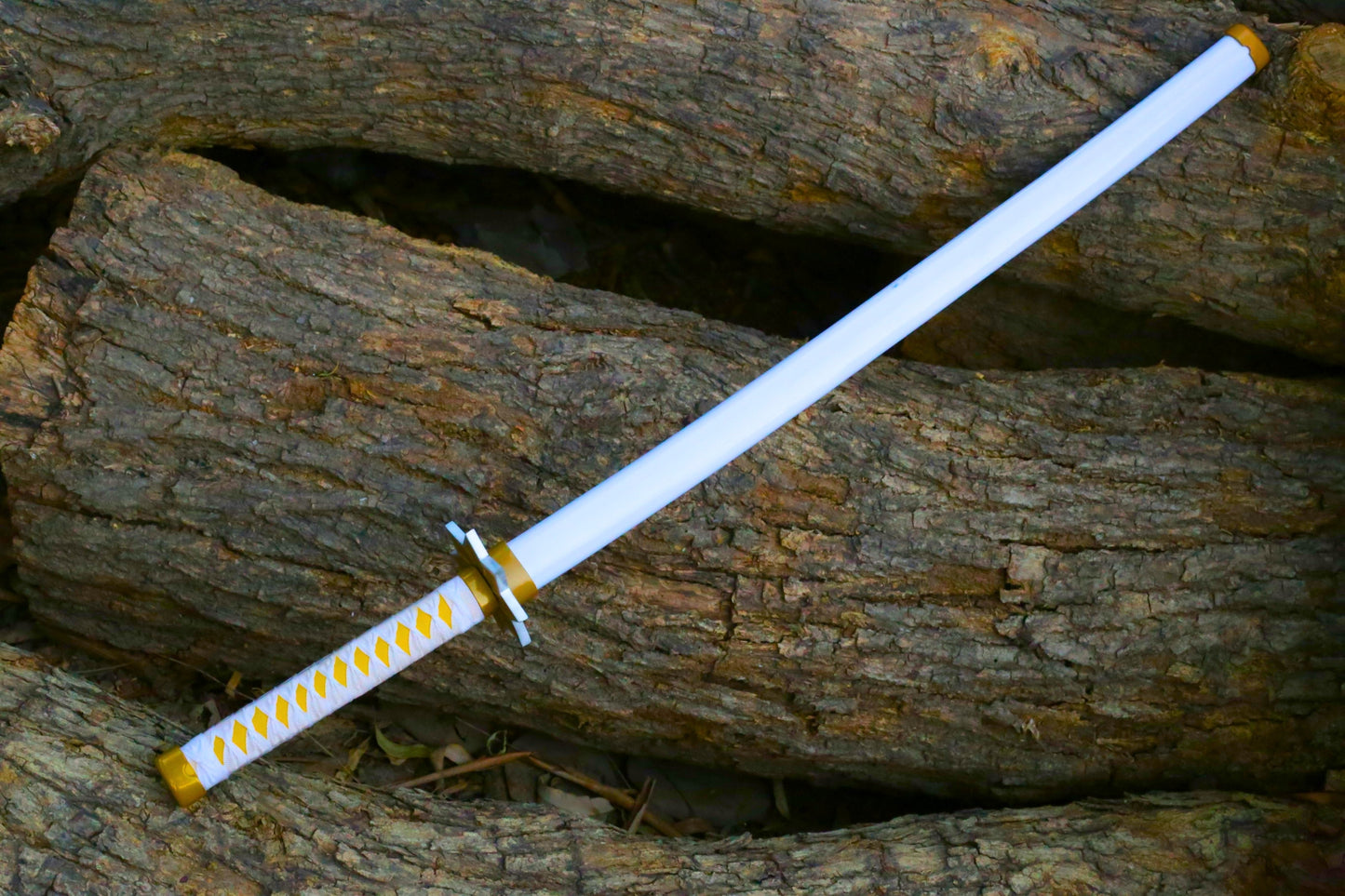 Zenitsu Agatsuma Nichirin Katana Replica – Demon Slayer Inspired Display Sword,