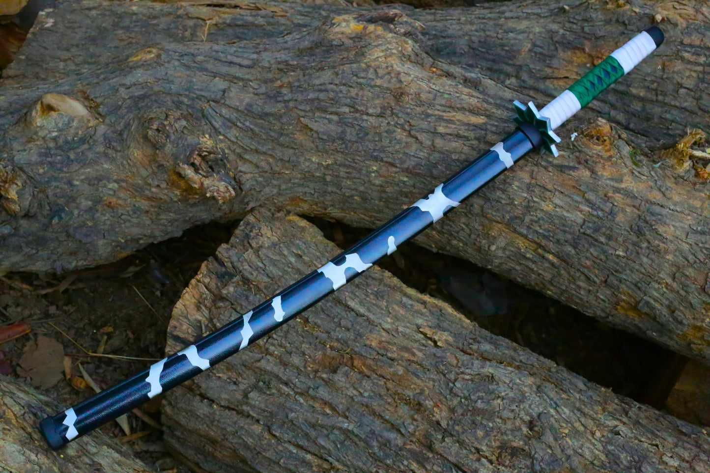 Handmade Sanemi Shinazugawa Katana Replica – Demon Slayer Collector Display Sword with Scabbard