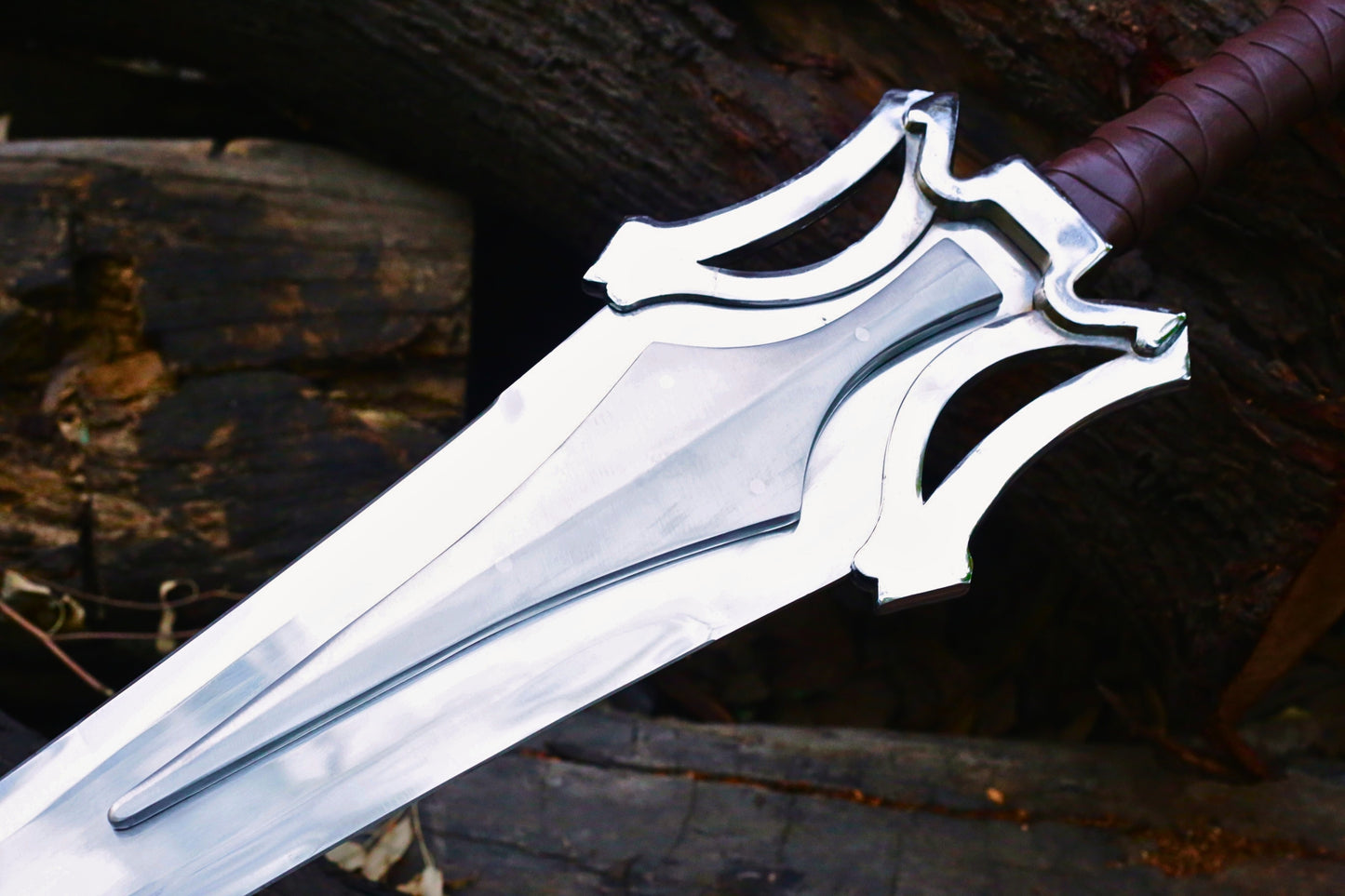 Fully Functional He-Man Power Sword, Handmade Stainless Steel sword With Leather sheath
