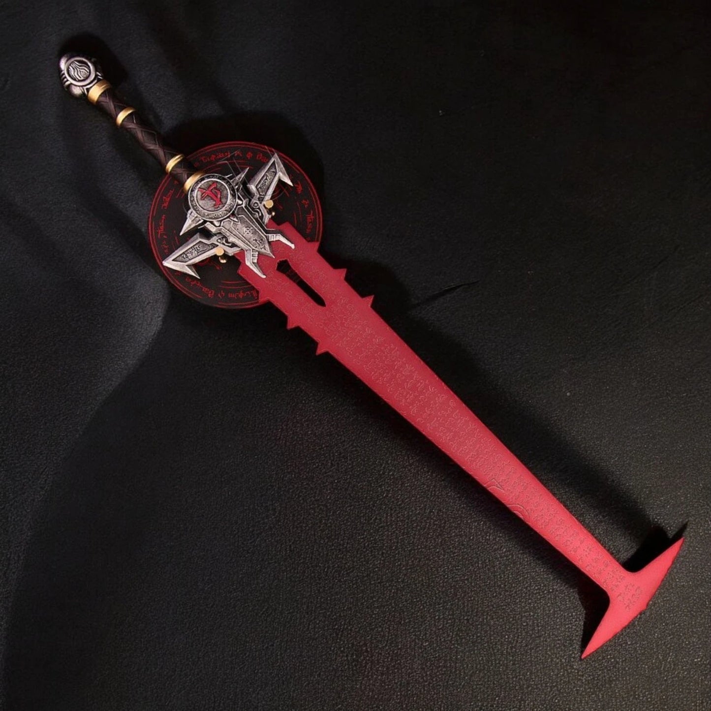 Doom Eternal Crucible Cosplay Prop Sword Replica, Geek Collector’s Memorabilia Collectible Sword