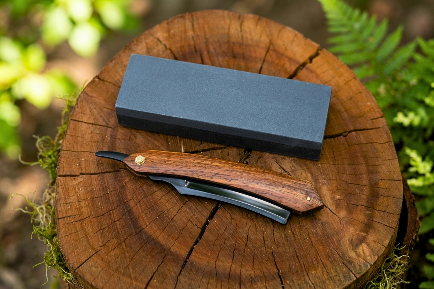 Straight Razor Handmade J2 420 Stainless Steel, Rosewood Handle Barber Razor, Traditional Wet Shaving Razor, Luxury Gift for Men