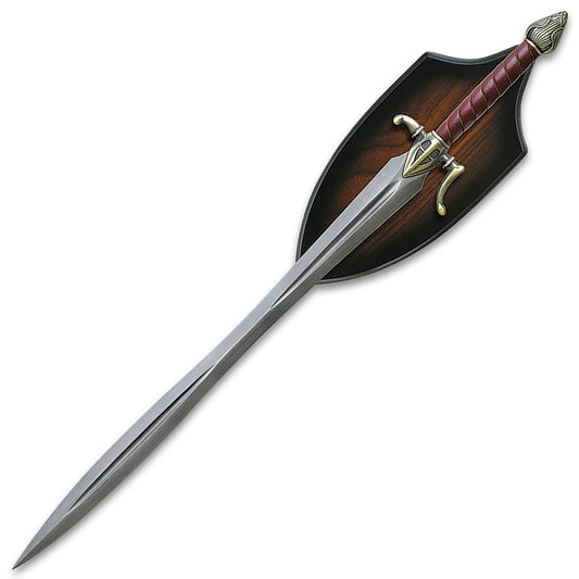Caesura Sword Of Kvothe And Plaque - Officially Licensed, 1060 High Carbon Steel Blade, Leather-Wrapped Handle (Copy)