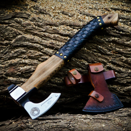Limited Edition Sleipnir Viking Axe for Sale – Handcrafted Norse-Inspired Axe Just for $100