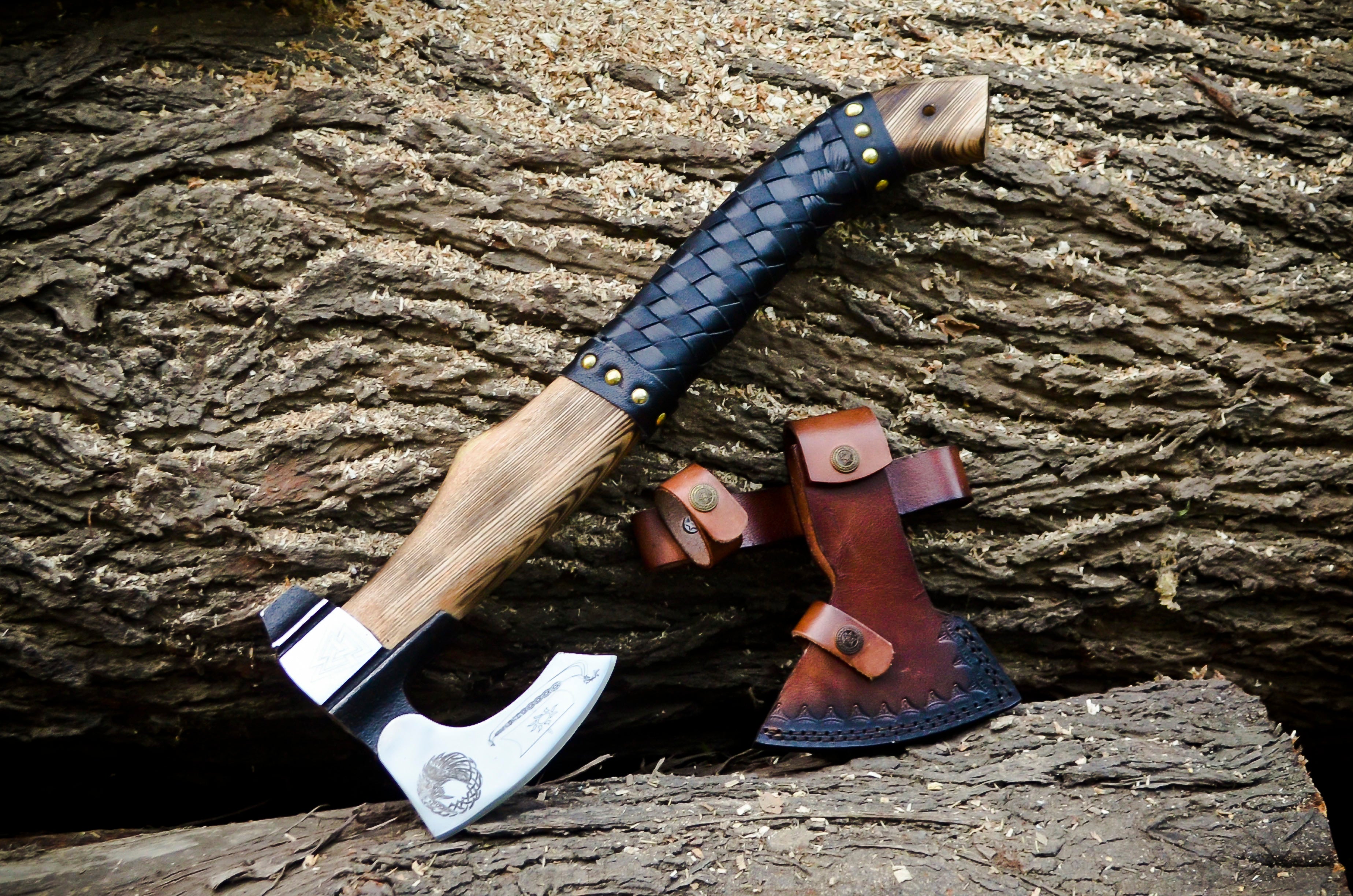 Limited Edition Sleipnir Viking Axe for Sale – Handcrafted Norse-Inspired Axe Just for $100