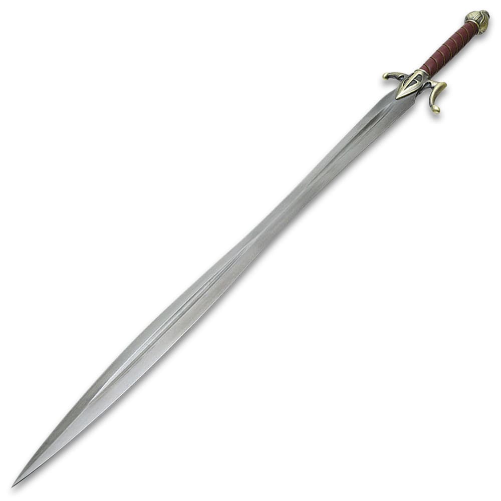 Caesura Sword Of Kvothe And Plaque - Officially Licensed, 1060 High Carbon Steel Blade, Leather-Wrapped Handle (Copy)