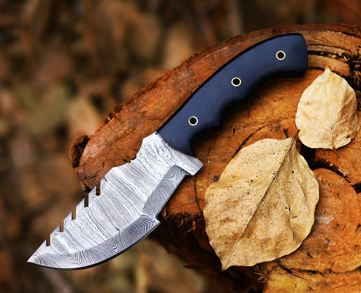 Best Handmade Damascus Steel Hunting Knife Replica – Professional Craftsmanship for Precision and Elegance | $59.12 (Was $89.00)