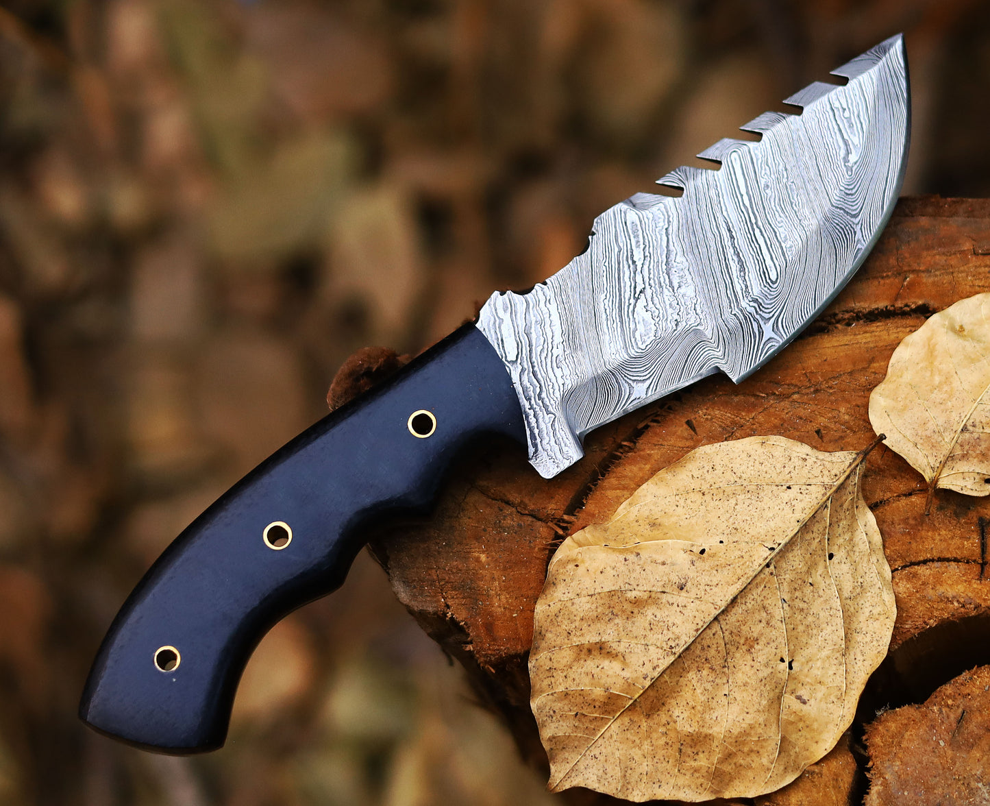 Best Handmade Damascus Steel Hunting Knife Replica – Professional Craftsmanship for Precision and Elegance | $59.12 (Was $89.00)