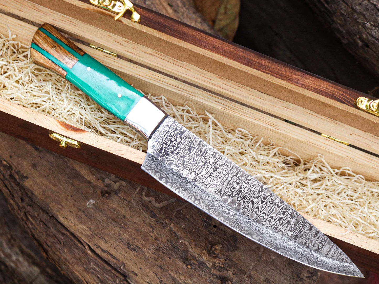Masterpiece Damascus Chef Knife – Elevate Your Culinary Artistry for $139
