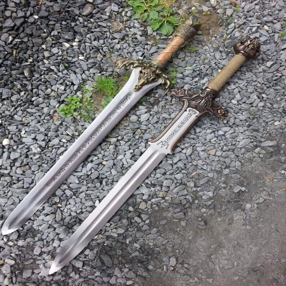 Albion Conan The Barbarian Father’s Sword Pair | $349 | Windlass Atlantean Cosplay Sword with Plaque